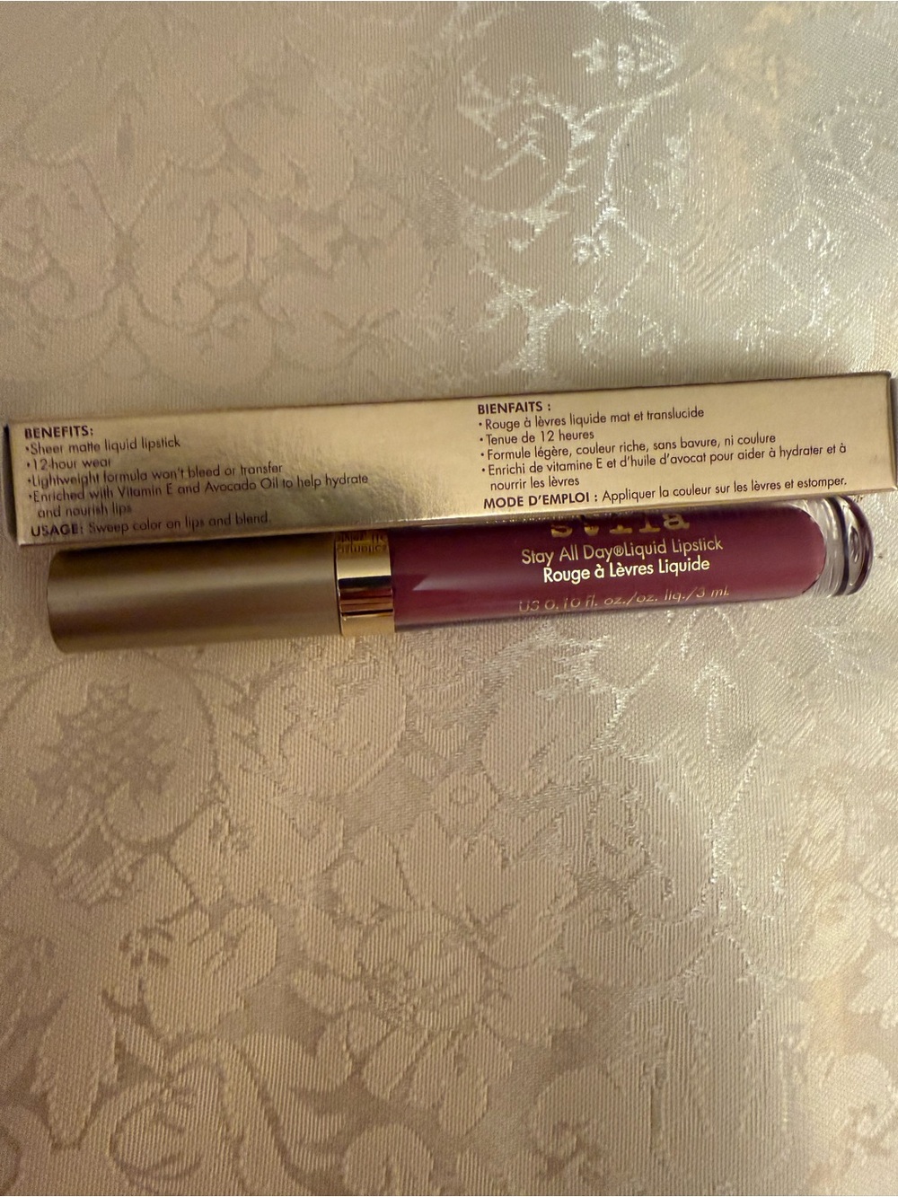 stila Stay All Day Sheer Liquid Lipstick, Sheer Azalea Longwear Mini 0.10